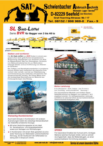 Hydrauliczna łyżka przesiewająca BVR 12 C Trevi
