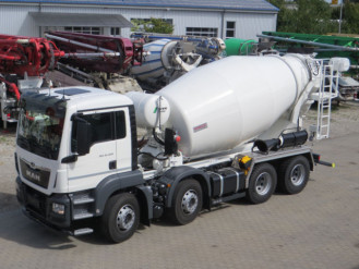 Betonmischer MAN 32.420 8x4 Stetter 9 cbm