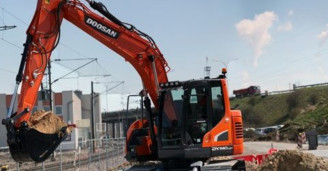 Doosan DX 140 LCR Bagger