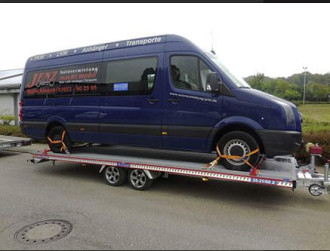 Autotransportanhänger Tandem gebremst Ges.-Gew. 3.500 kg Nutzlast: 2.800 kg 100 km Zulassung
