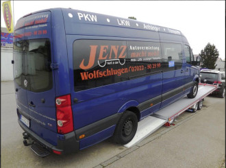 Autotransportanhänger Tandem gebremst Ges.-Gew. 3.500 kg Nutzlast: 2.800 kg 100 km Zulassung