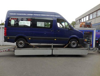 Autotransportanhänger Tandem gebremst Ges.-Gew. 3.500 kg Nutzlast: 2.600 kg 100 km Zulassung