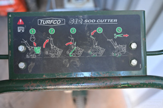 Sodenschneider Rasenschälmaschine 20cm Schnittbreite, Sode Cutter 512, Turfco