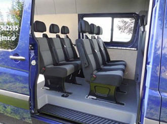 VW Crafter bzw. Sprinter 315 CDI langer Radstand 9-Sitzer