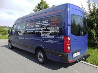 VW Crafter bzw. Sprinter 315 CDI langer Radstand 9-Sitzer