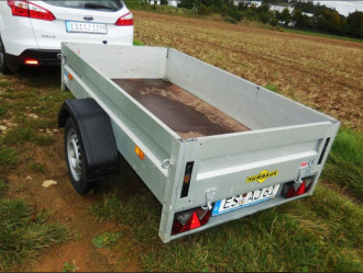 Anhänger Pritsche offen Einachs ohne Bremse Ges.-Gew.: 750 kg Nutzlast: 520 kg