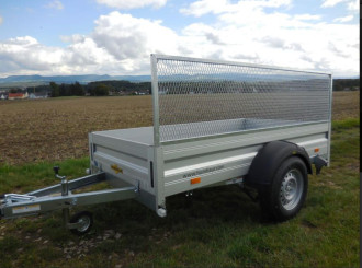 Anhänger Pritsche offen Ges.-Gew.: 1.000 kg Nutzlast: 800 kg 100 km Zulassung