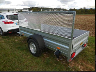 Anhänger Pritsche offen Ges.-Gew.: 1.000 kg Nutzlast: 800 kg 100 km Zulassung