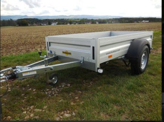 Anhänger Pritsche offen Ges.-Gew.: 1.000 kg Nutzlast: 800 kg 100 km Zulassung