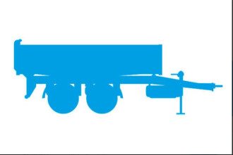 Anhänger Pritsche offen Ges.-Gew.: 2.700 kg Nutzlast: 2.100 kg  100 km Zulassung 