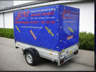 Anhänger Pritsche Plane Ges.-Gew.: 1.000 kg Nutzlast: 800 kg 100 Km Zulassung 