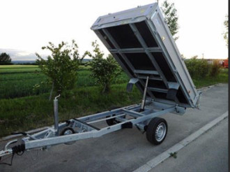 Kippanhänger Ges.-Gew.: 1.500 kg Nutzlast: 1.100 kg 100 km Zulassung Göppingen
