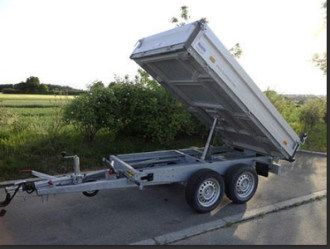 Kippanhänger Tandem Ges.-Gew.: 2.600 kg Nutzlast: 1.900 kg 100 Km Zulassung Göppingen