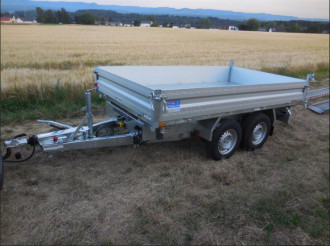Kippanhänger 3-SeitenGes.-Gew.: 3.500 kg Nutzlast: 2.500 kg 100 km Zulassung