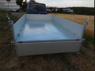 Kippanhänger 3-SeitenGes.-Gew.: 3.500 kg Nutzlast: 2.500 kg 100 km Zulassung