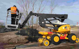 ZW-Bühne NeoTec Skyrailer 400 W 16   Arbeitshöhe: max. 16,20 m 