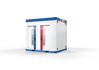 BASIC LINE WC D/H 10 ft Toilettencontainer Damen und Herren 