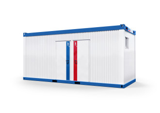Dusch-Container mit 6 Duschen D/H Sanitärcontainer 