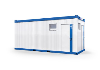 WC-Container Herren mit sep. WC und Flur Sanitärcontainer 