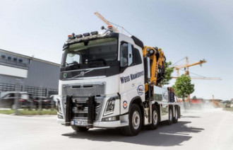 LKW-Ladekran Palfinger 53002 EH Teleskop Strassenkran 