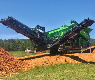 Terex EvoQuip Colt 1600 Single Shaft Schwerlastsiebanlage