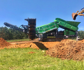 Terex EvoQuip Colt 1600 Single Shaft Schwerlastsiebanlage