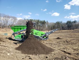 Terex EvoQuip Colt 1000 mobile Schwerlastsiebanlage