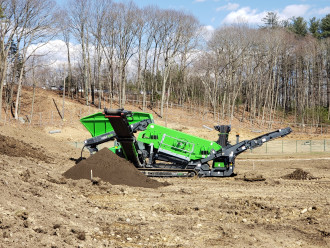 Terex EvoQuip Colt 1000 mobile Schwerlastsiebanlage