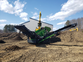 Terex EvoQuip Colt 1000 mobile Schwerlastsiebanlage