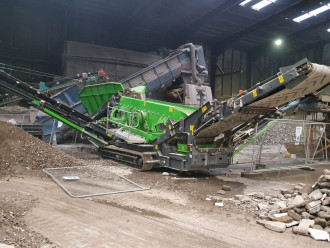 Terex EvoQuip Colt 1000 mobile Schwerlastsiebanlage