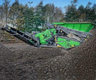 Terex EvoQuip Colt 600 mobile Schwerlastsiebanlage