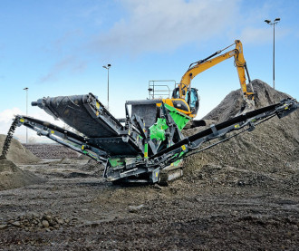 Terex EvoQuip Colt 600 mobile Schwerlastsiebanlage
