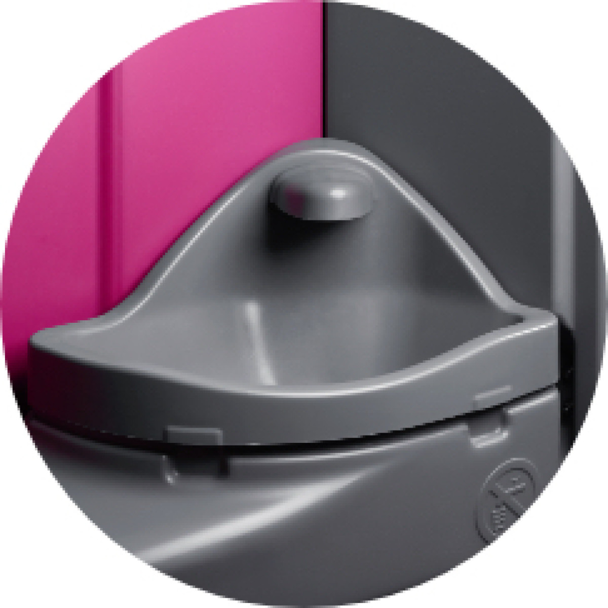 Toilettenkabine Wölkchen Klassiker Baustellentoilette