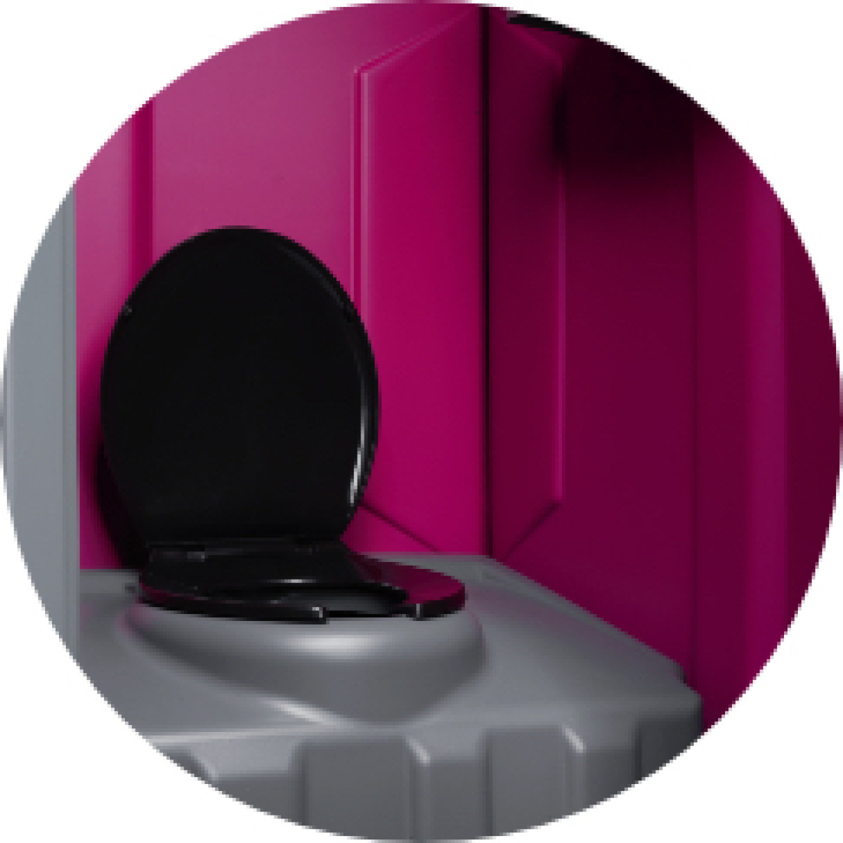 Toilettenkabine Wölkchen Klassiker Baustellentoilette