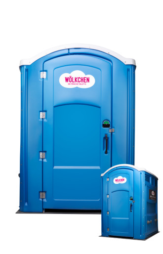 Toilettenkabine Barrierefrei Wölkchen ohne Hindernisse 