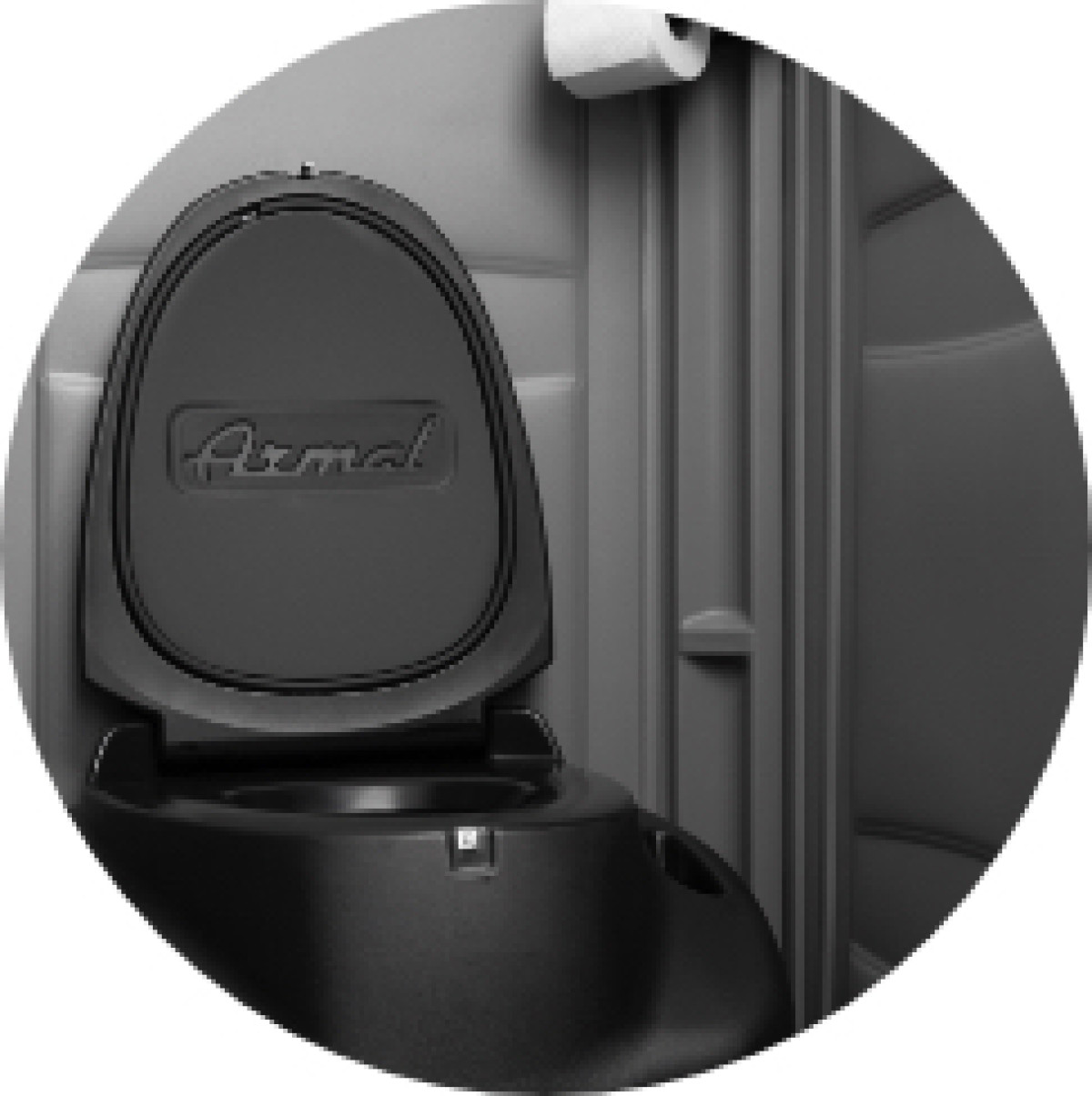 Toilettenkabine Wölkchen Mini Baustellentoilette