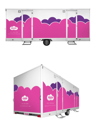 Toilettenwagen Wolke auf Rädern Basic 5x Damen & 1x Herren + Urinale Magdeburg