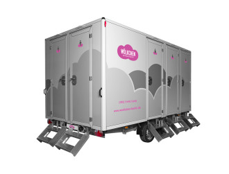 Toilettenwagen Öko-Wolke3 / 2 / 2    3x Damen & 2x Herren + Urinale Rostock