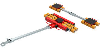 Schwerlastrollen ECO-Skate® 3-Punkt-Fahrwerk Nutzlast 24.000 kg 