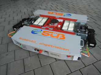 Schwerlastrollen HTS Transportsysteme POWER-Skate® XL 20-40 Tragkraft 40.000 kg bundesweite Vermietung 