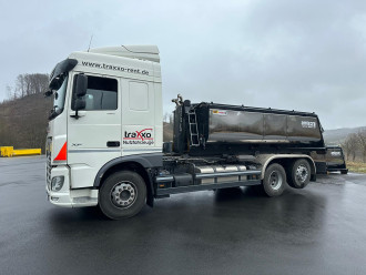 Asphalt Thermocontainer LKW Hakenlift/Abroller System amtec