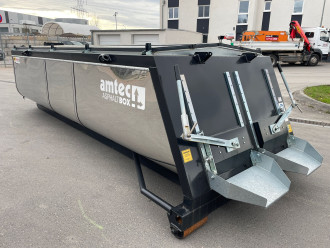 Asphalt Thermocontainer LKW Hakenlift/Abroller System amtec