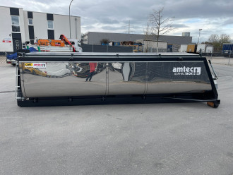 Asphalt Thermocontainer LKW Hakenlift/Abroller System amtec