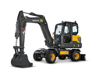 Volvo EW60E Mobilbagger Linz