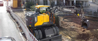 Mobilbagger Volvo EWR150E Kurzheckbagger