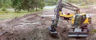 Mobilbagger Volvo EW160E