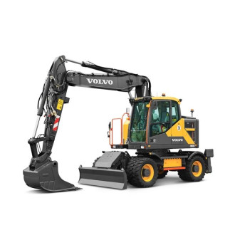 Mobilbagger Volvo EWR170E Kurzheckbagger Wien