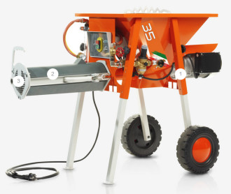 MIXER 35 TOP Durchlaufmischer  Trockenmörtel mischen 