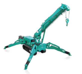 Minikran Maeda MC 405-3 auch mit Glassauger 
