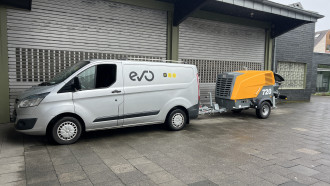 Betonpumpe Anhänger Putzmeister P 720